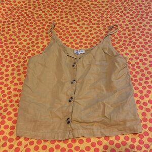 Yellow Thread and Supply size medium tank top